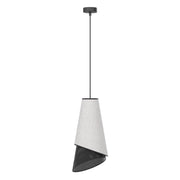 Lampada sospesa MODA 1xE27 nero grigio Emibig