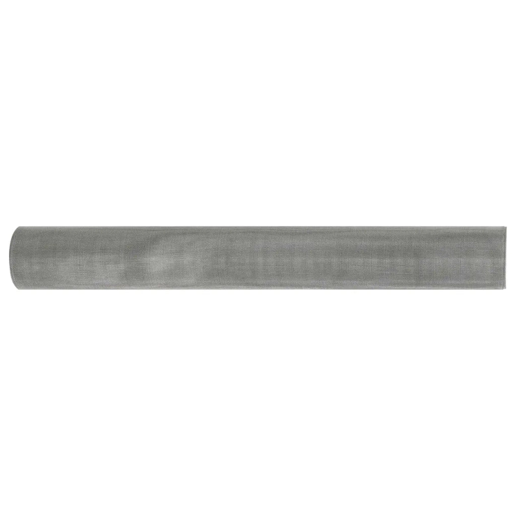 Rete per schermatura 60 x 1000 cm 30 Mesh Argento 42039552