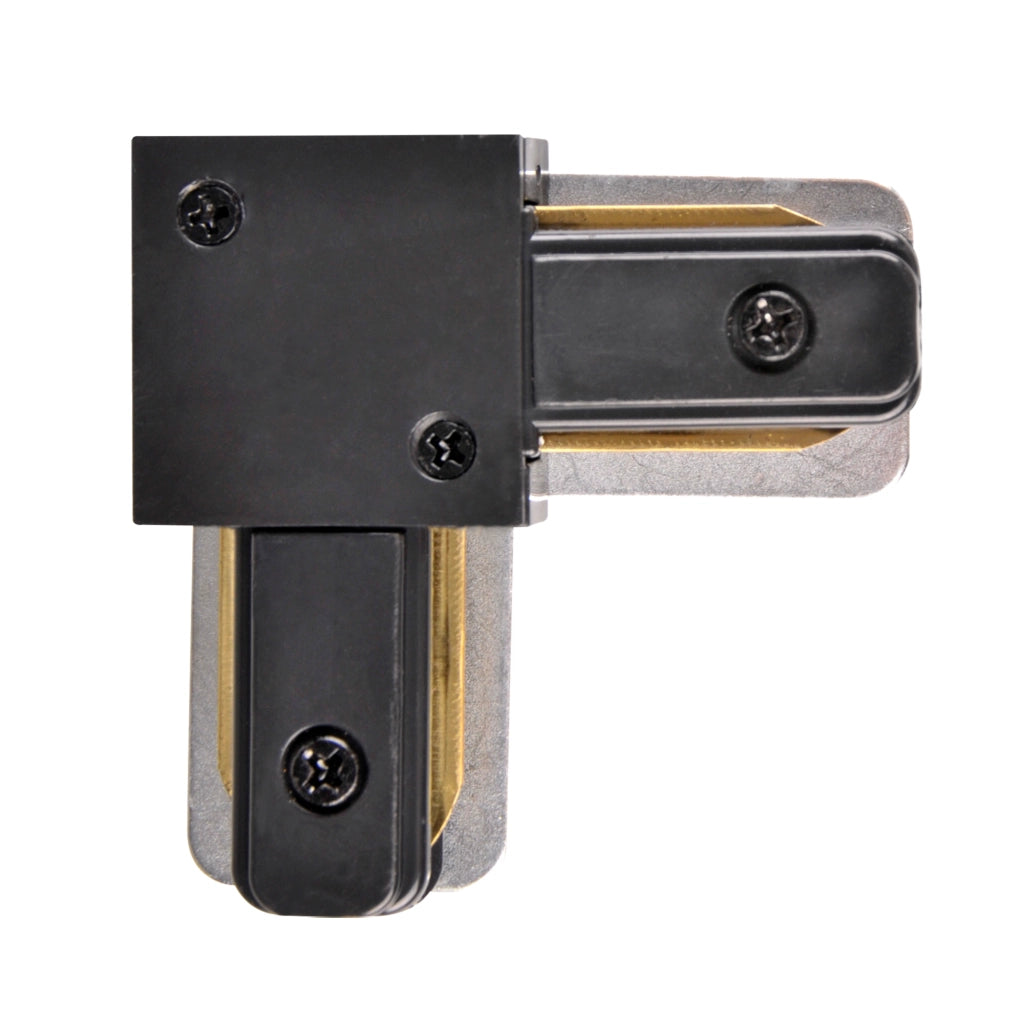 Connettore angolare nero per binario Polux 321879 IP20