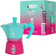 Macchinetta Caffettiera Caffè Moka Squid Game 3 Tazze