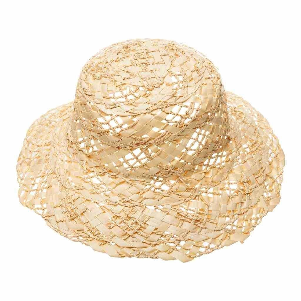 Cappello in paglia marrone 58x10