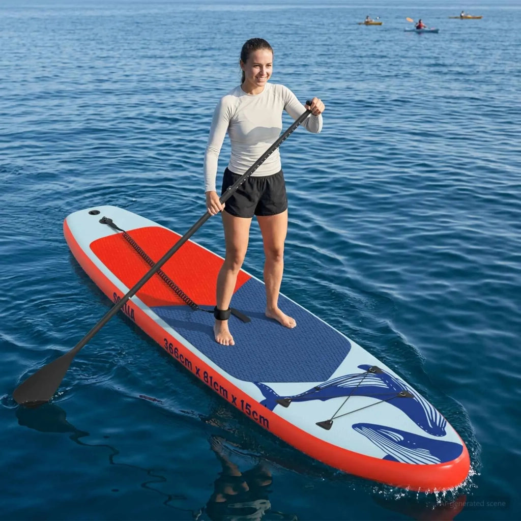 Tavola da Paddle Gonfiabile SCYLLA 366 x 81 x 15 cm Blu per 42039123