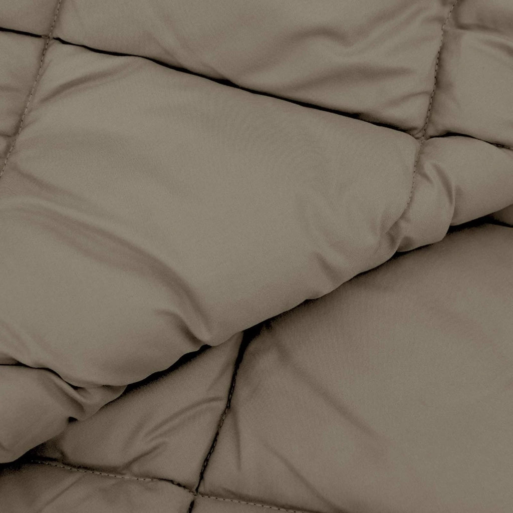 Piumone | Duvet Invernale Grigio chiaro 135 x 220 cm Microfibra