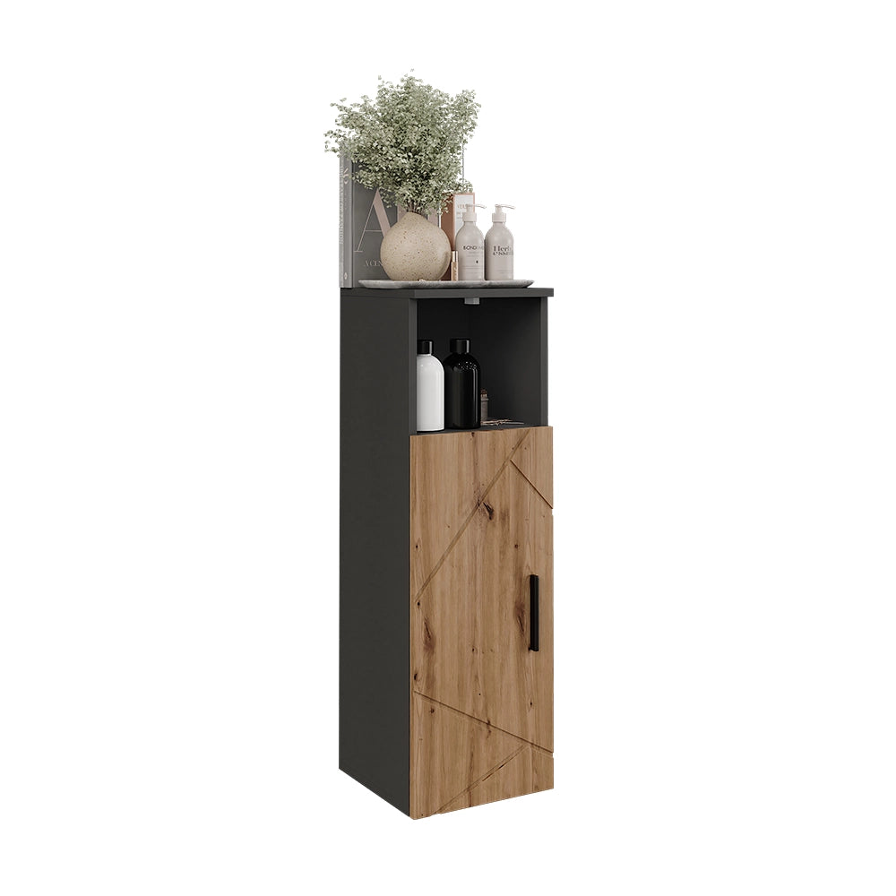 Vicco Mobiletto midi Antracite/Artisan 30 x 93 cm con 1 porta