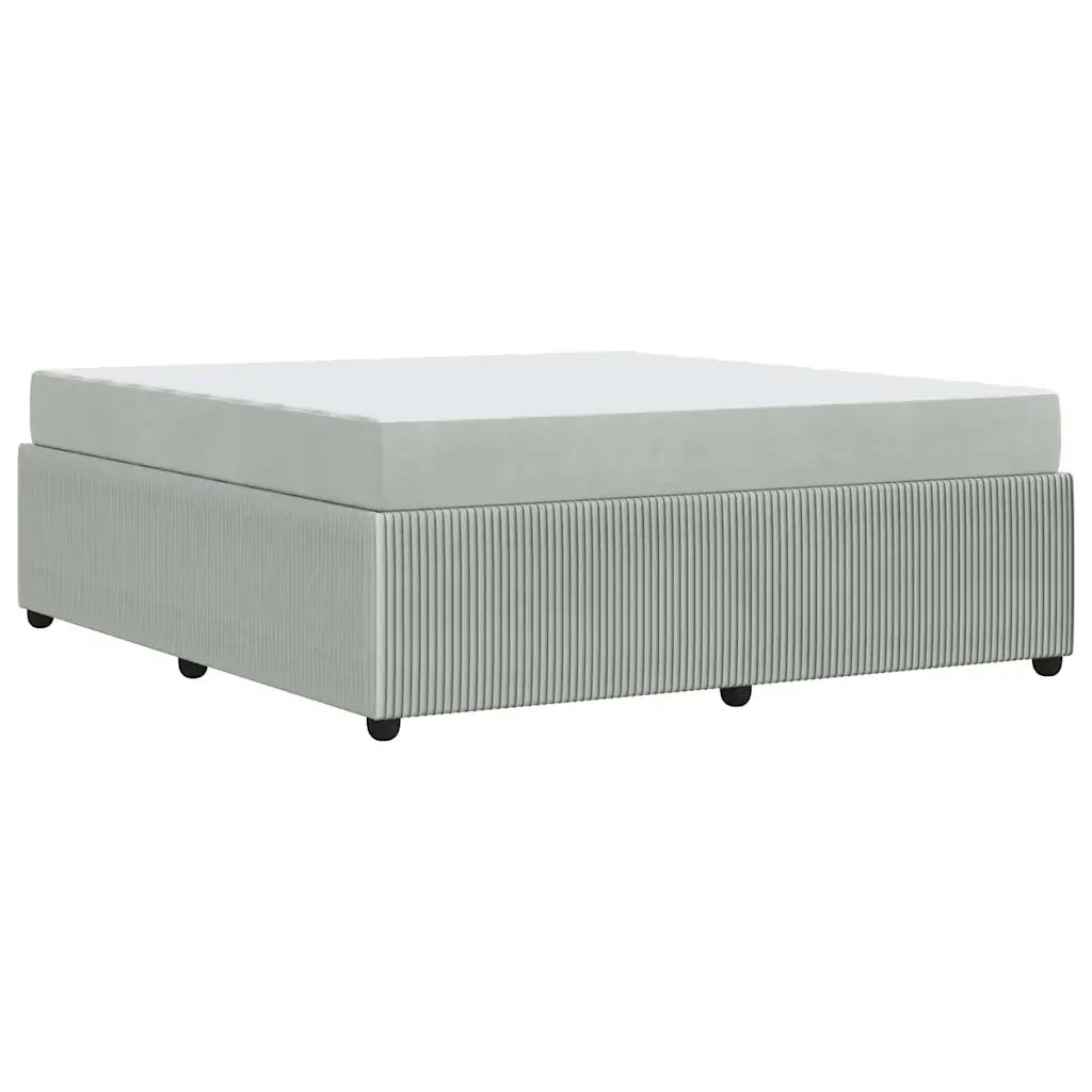 Struttura del letto Grigio chiaro 180 x 200 cm Tessuto 3398425