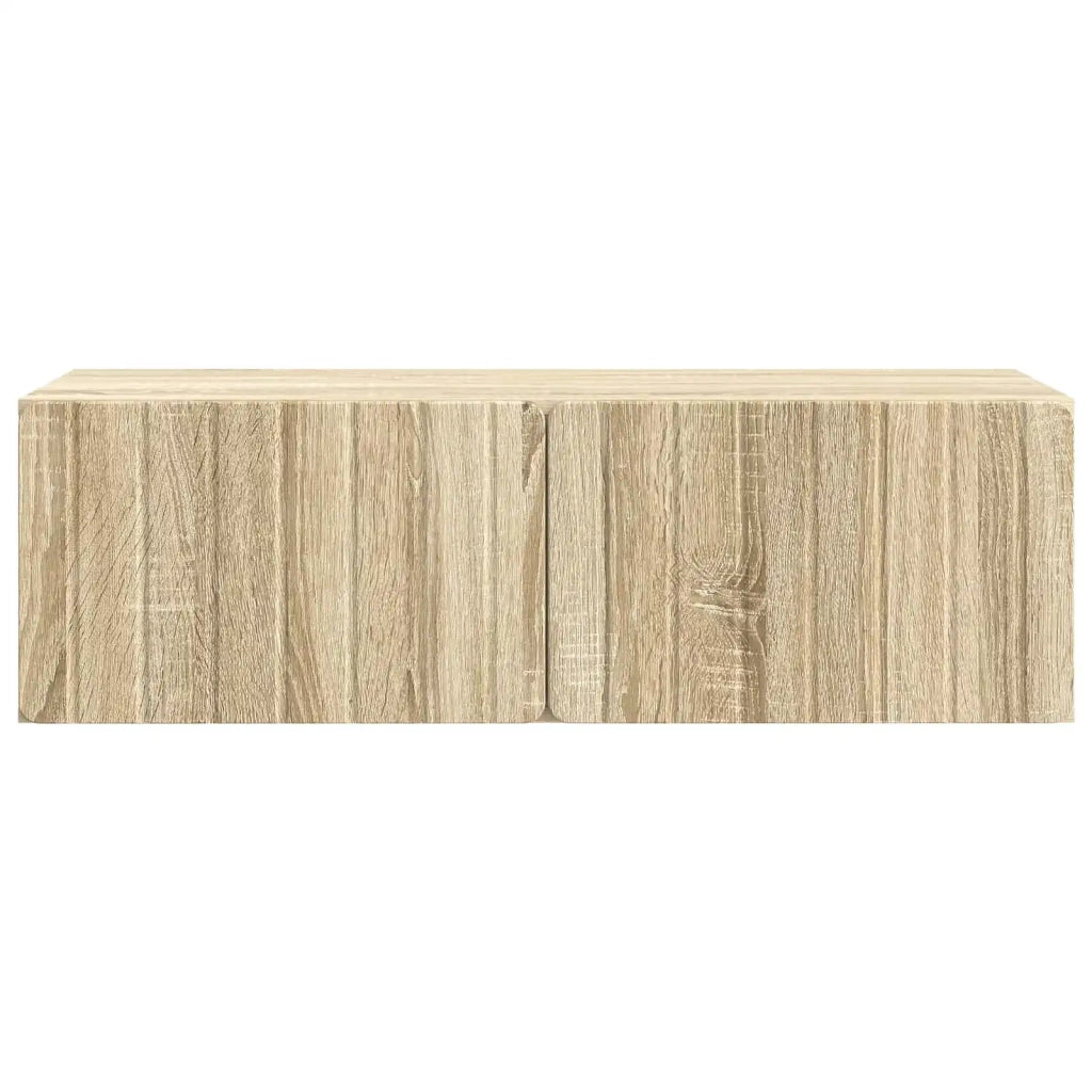 Mobile Porta TV da Muro-Credenza per TV sospesa Rovere Sonoma 98 x 41 x 30 cm 285364