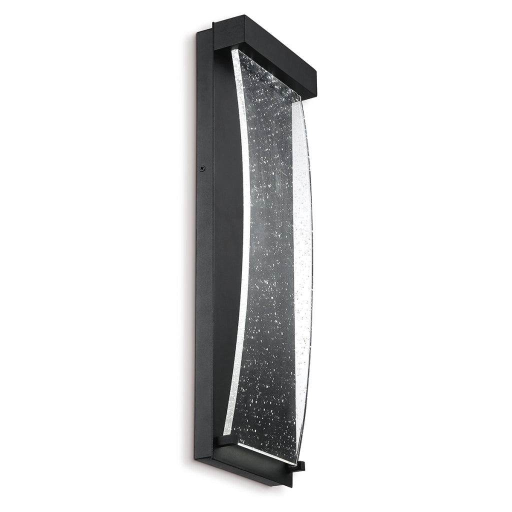 Applique esterna nera KABO LED 10W 3000K IP44 Quintiesse