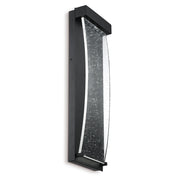 Applique esterna nera KABO LED 10W 3000K IP44 Quintiesse