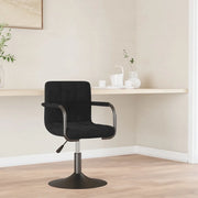Sgabello da Bar Nero in Velluto 334603