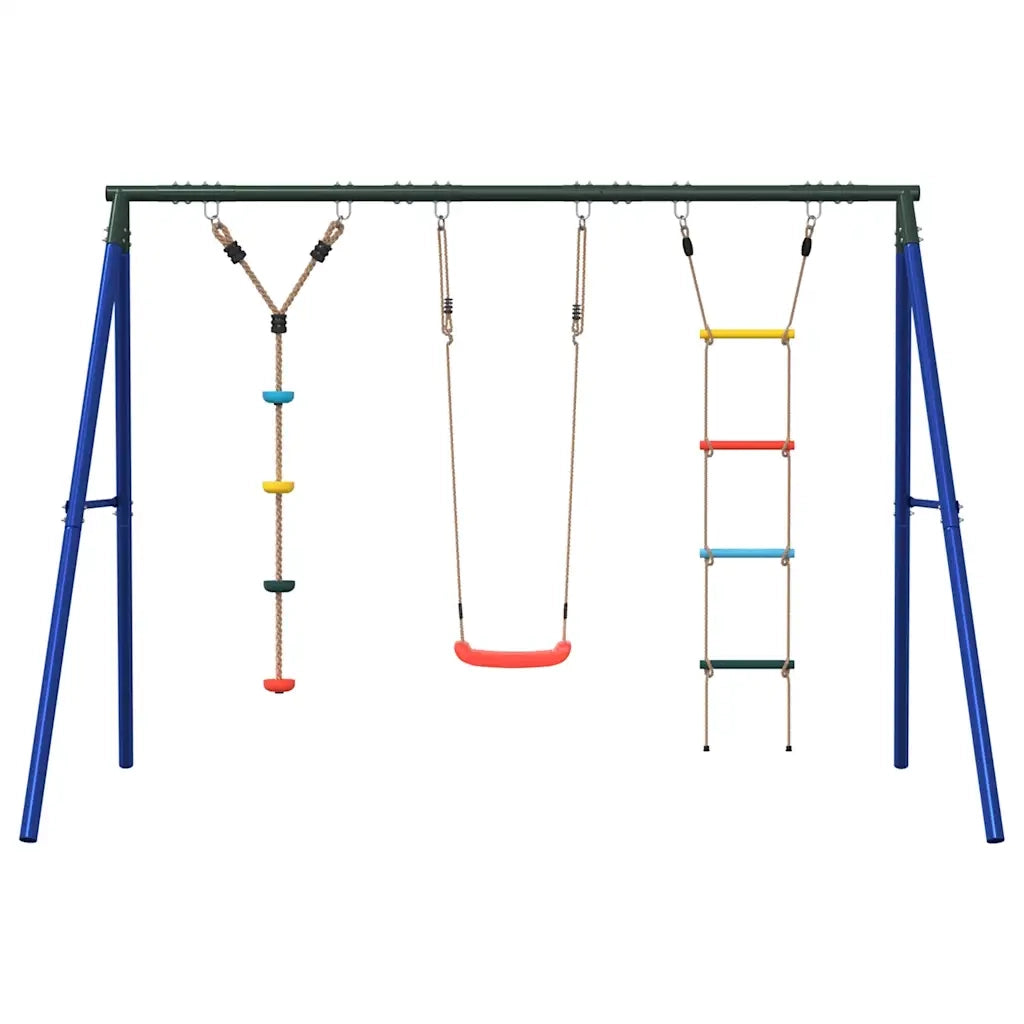 Set Gioco da Esterno con Altalena Scala e Altalena a Disco 3283604