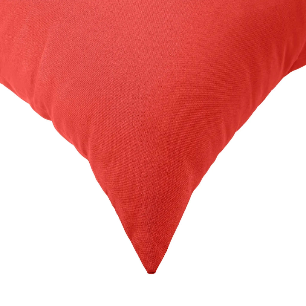 Federa 6 pcs HEERLEN Rosso 80 x 80 cm Poliestere 913678