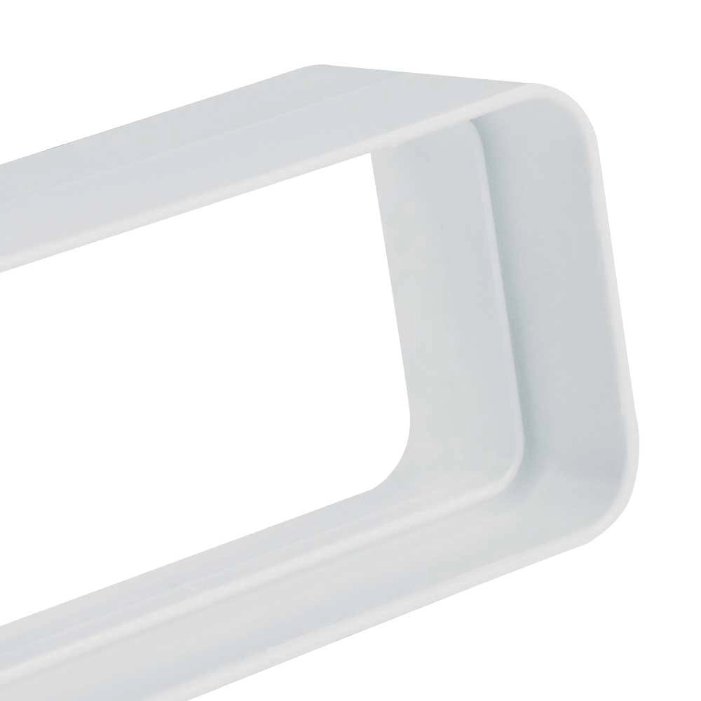 Giunto rettangolare 55x110mm bianco per cappe
