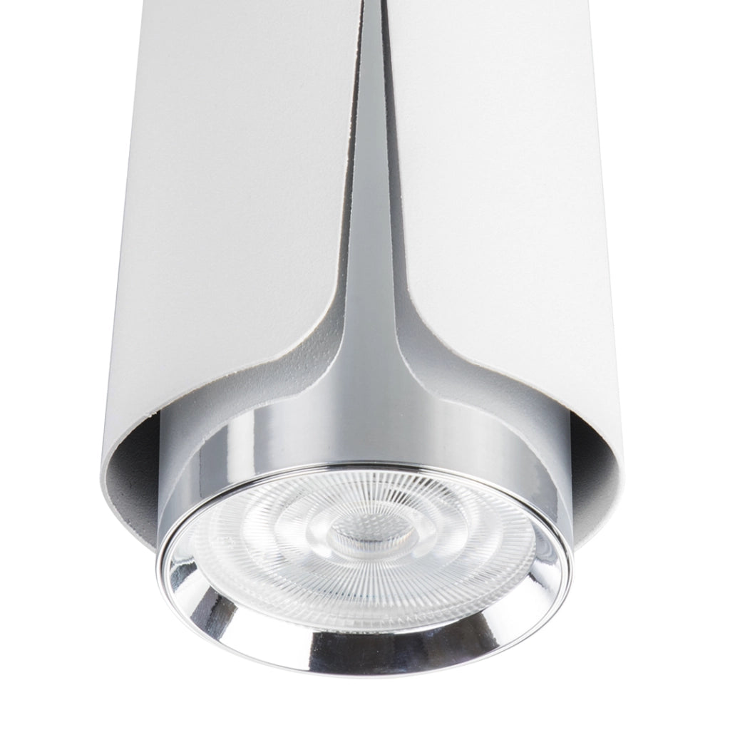 Spot da soffitto Flower bianco/cromo 1xGU10 8W Milagro