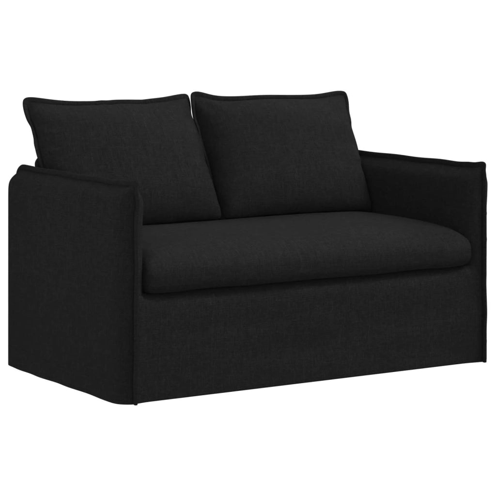 Divano Nero 136 x 82 x 85 cm Tessuto 42024513
