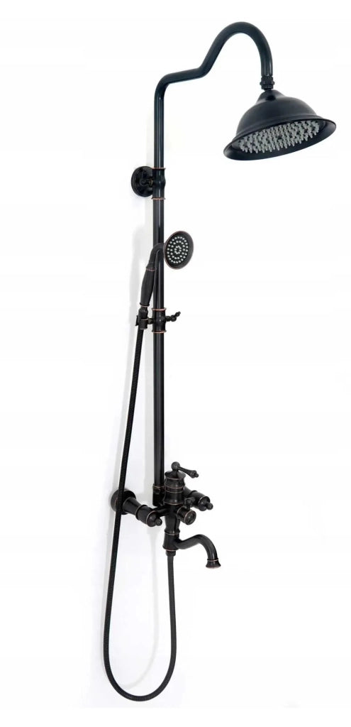 Set Doccia Con Beccuccio Rea Vintage Black