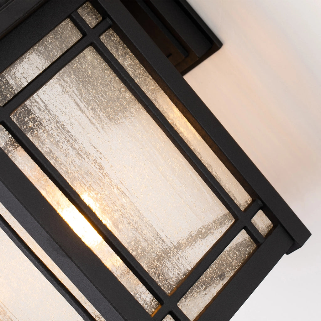 Applique esterna nera E27 60W IP44 Cedar Point Quoizel