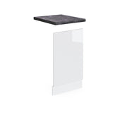 Pannello frontale R-Line Bianco lucido/Bianco 45 cm, PL Antracite Vicco