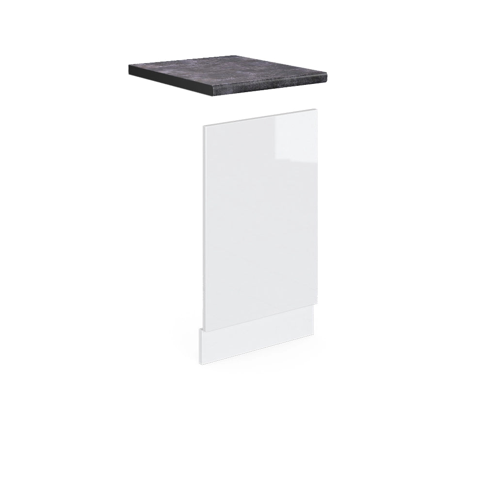 Pannello frontale R-Line Bianco lucido/Bianco 45 cm, PL Antracite Vicco