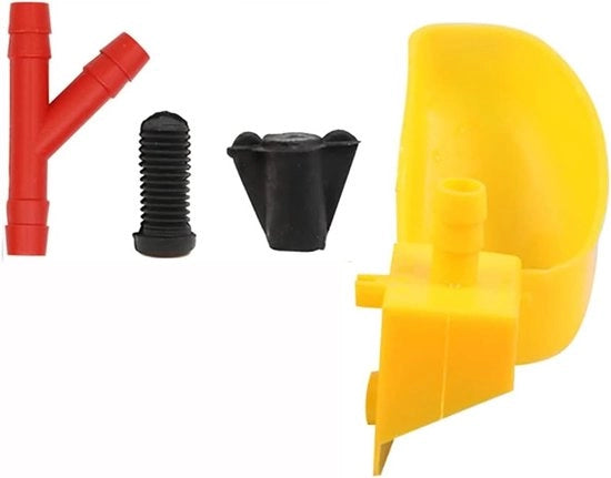 Automatizzatore di acqua per quaglie, colombi e polli - Set da 10 pezzi