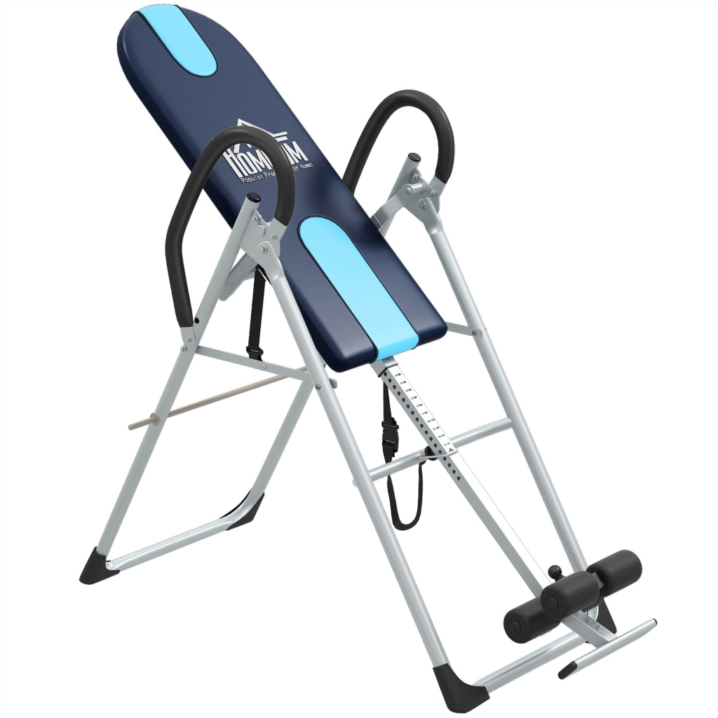 Tavolo da Inversione per Fitness Pieghevole ¨C Minimal ¨C Argento Nero