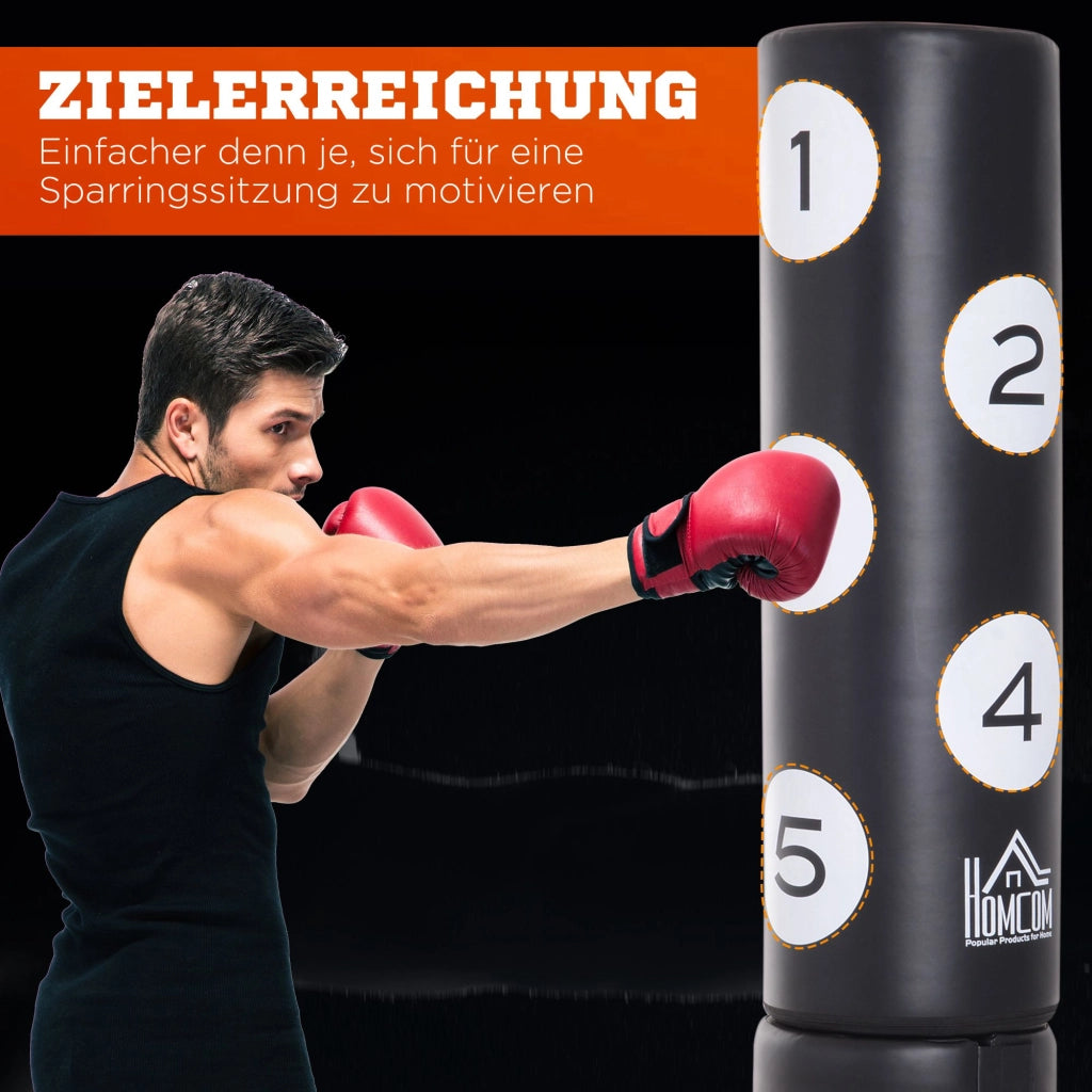 Sacco da Boxe con Supporto ¨C Minimal ¨C Nero 176 cm