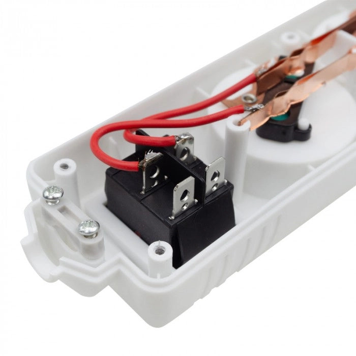 Multipresa 3 prese con interruttore bianca Ecolight