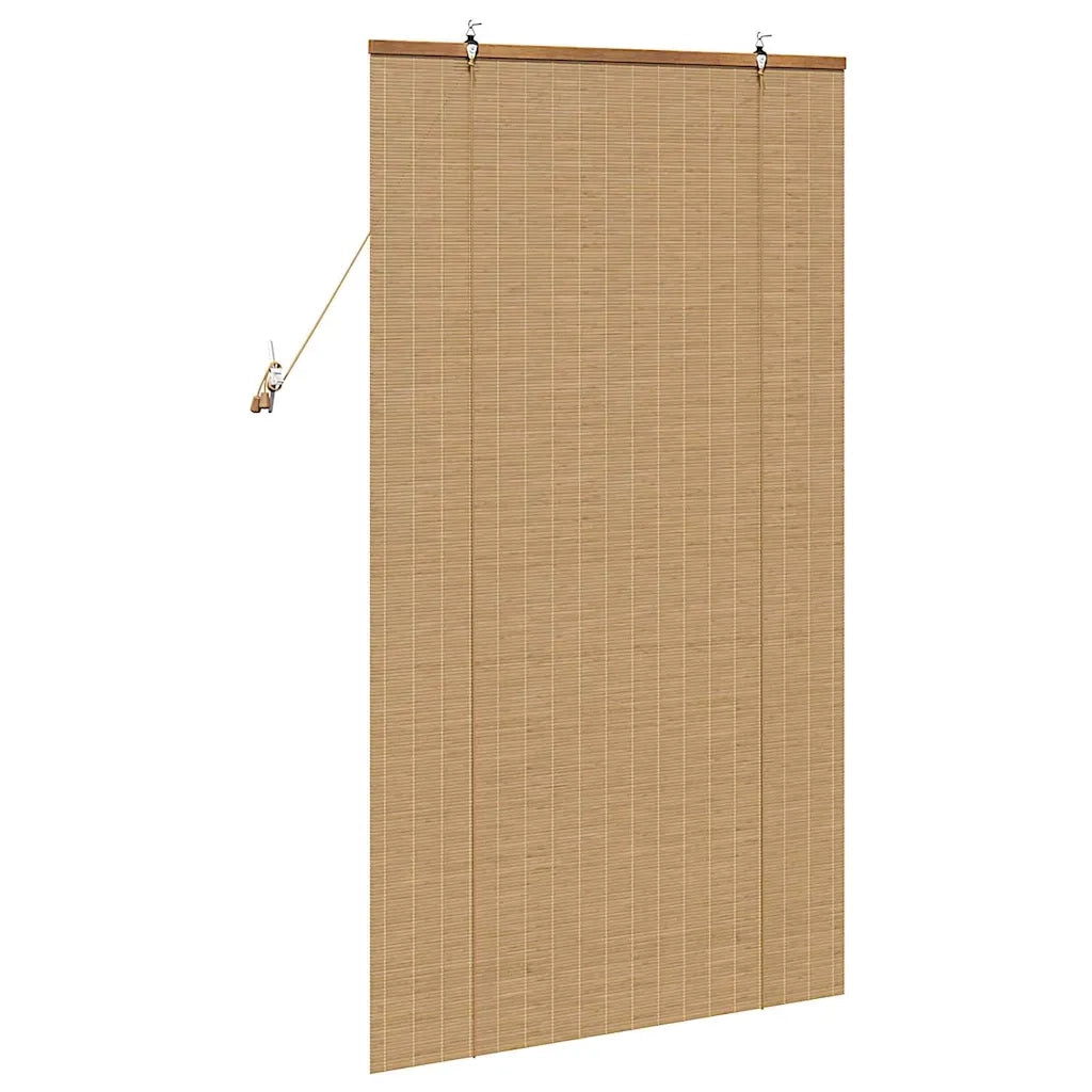 Tenda a rullo con tende Marrone 80 x 160 cm Bambù 42006848