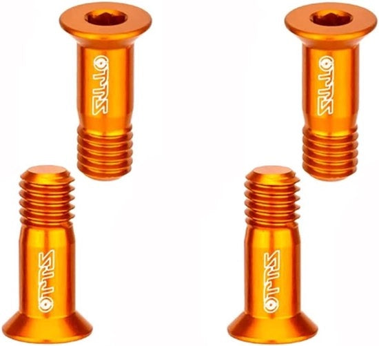 Acheterderailleur con Testa in Titanio per MTB - Colore Arancione