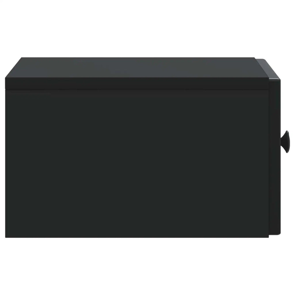 Mobiletto da notte a muro 2 pcs Nero 33 x 34,5 x 20 cm 898088