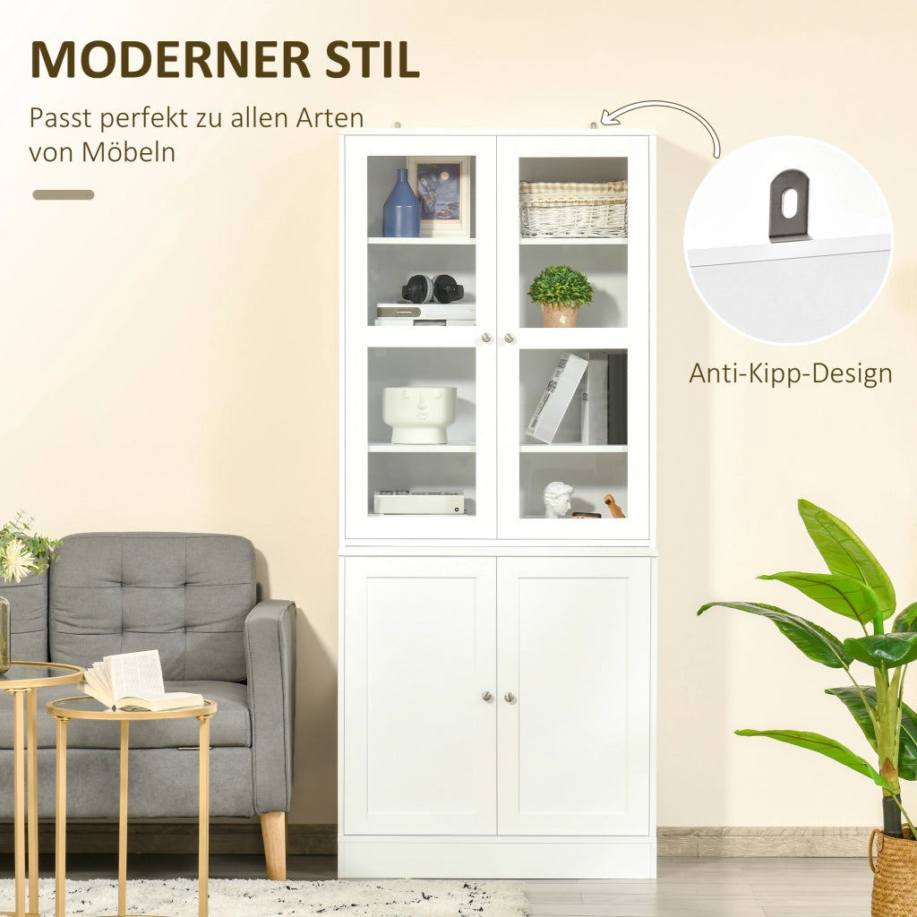 Libreria Scaffale ¨C Minimal ¨C Bianco 76x40x178.5