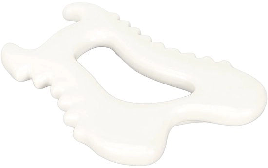 Gua Sha per massaggi - Progettazione ergonomico - Materiale ceramico - Mobilitazione tessutale - Antistatico - Conduttività termica confortevole - Strumento per raschiare