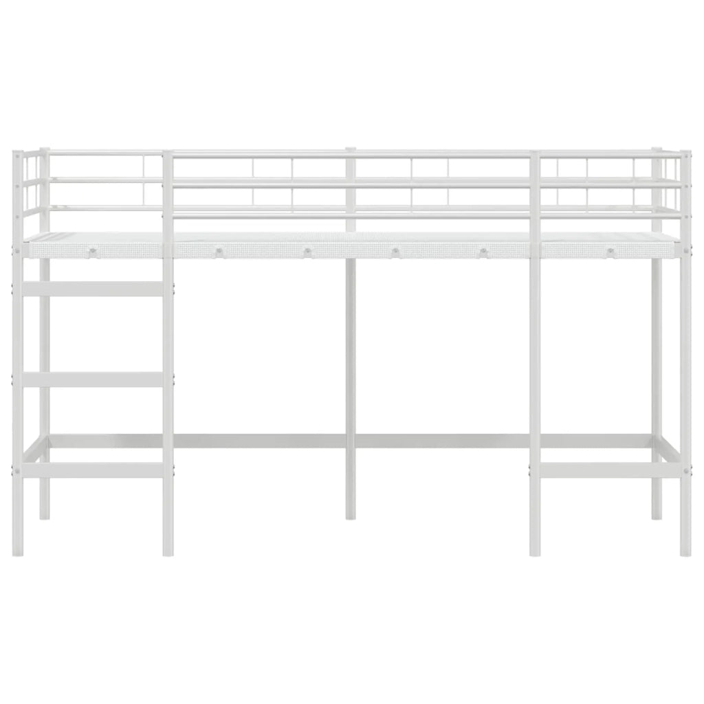 Struttura del letto loft per bambini-Giroletto per bambini Bianco 74,5 x 190 cm