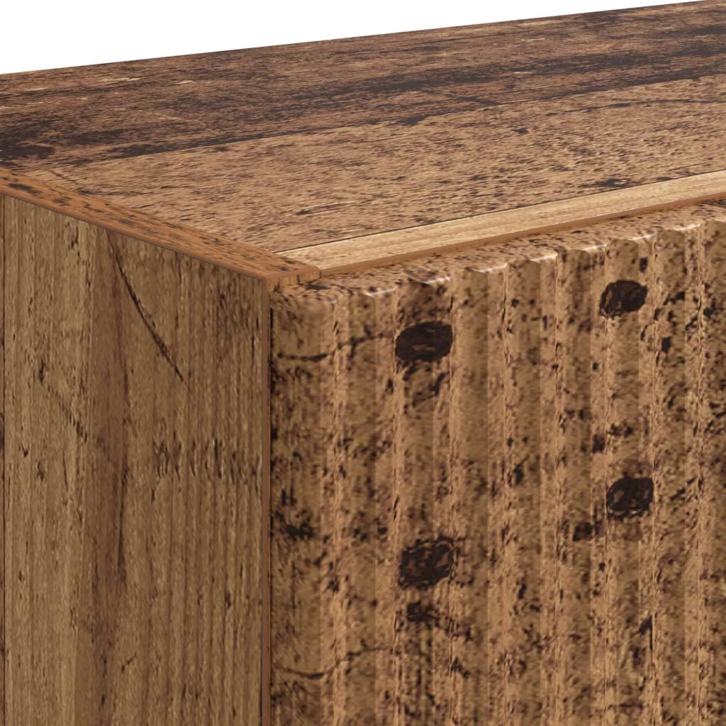 Mobile TV da parete 2 pcs Legno vecchio 59,5 x 31 x 40 cm 892346