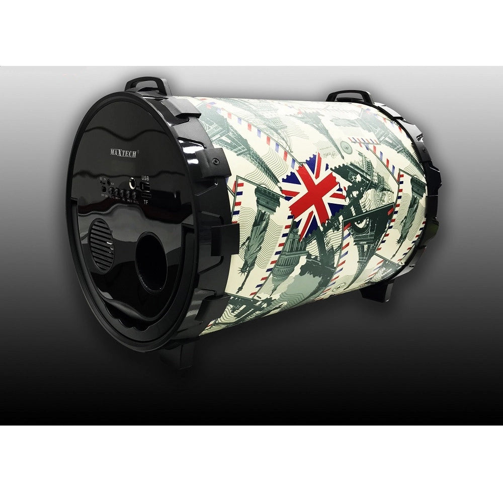 Trade Shop - Cassa Bluetooth Speaker Portatile Tracolla Aux Usb Tf Fm E 10w Maxtech Ca-bt005 -