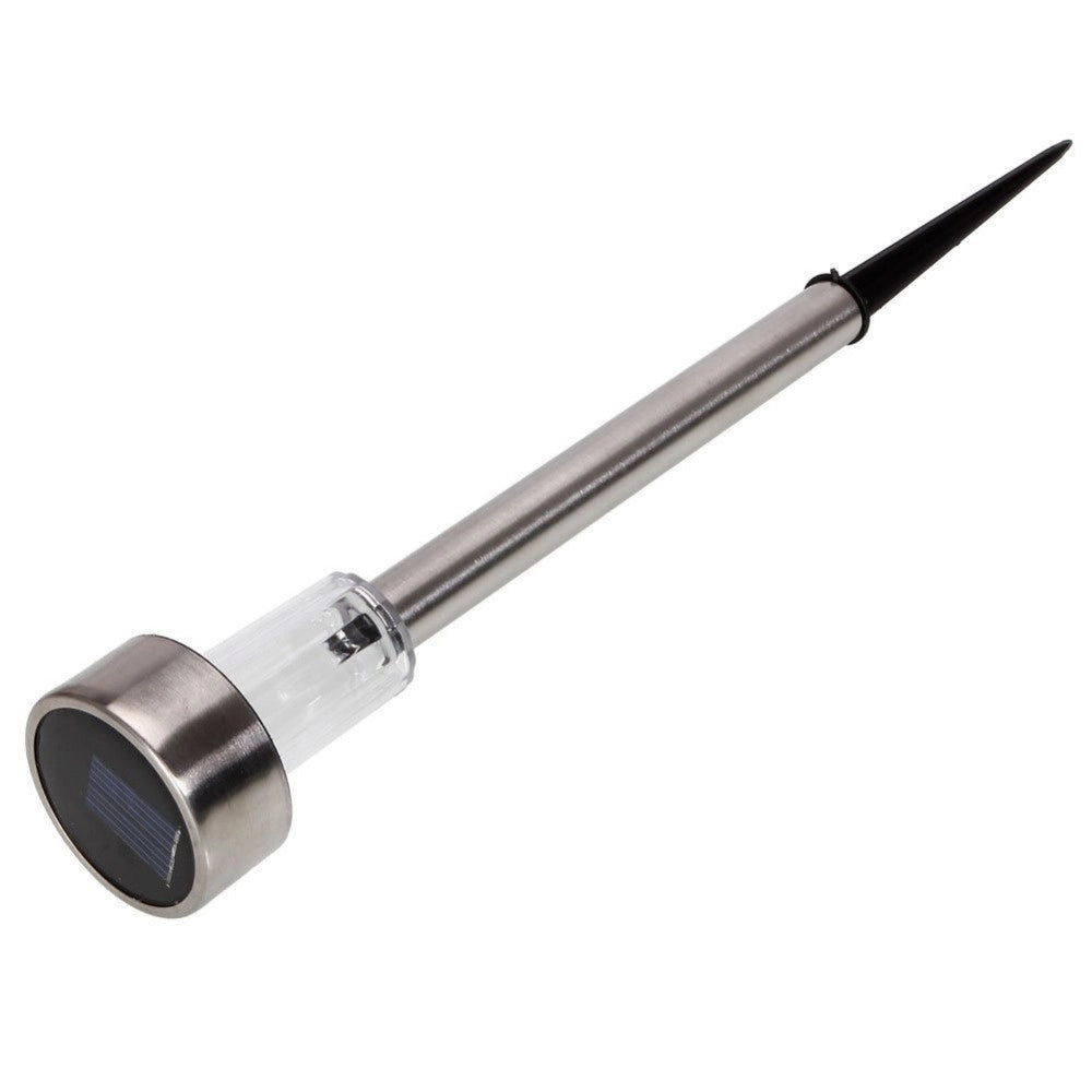 Trade Shop - Lampade Da Giardino Con Ricarica Solare Paletti Solari A Led Luce Bianca Fredda -