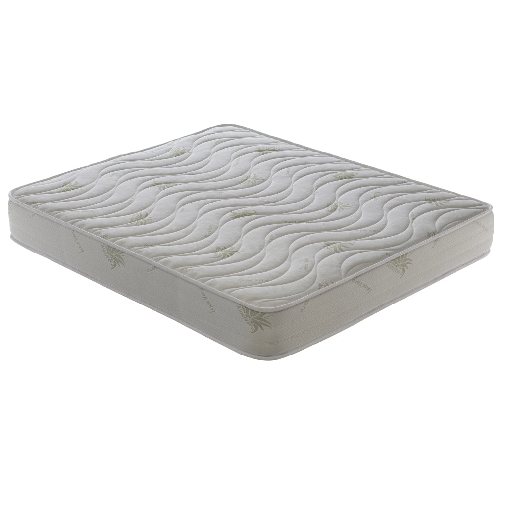 Materasso Matrimoniale 180x200 Alto 25 cm - Aloe Vera – Ortopedico – Alta densità – Onda Massaggiante - Massimo Comfort