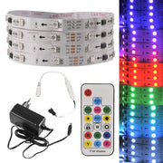 Kit striscia LED RGB Magic 5m 12V IP20 con telecomando Polux