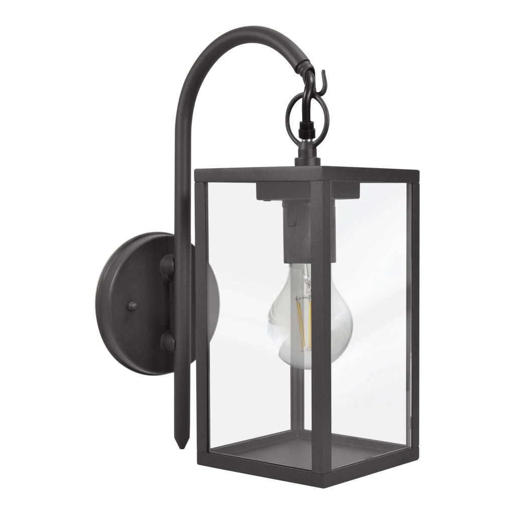 Applique esterna downlight grafite 1xE27 MALMO Polux