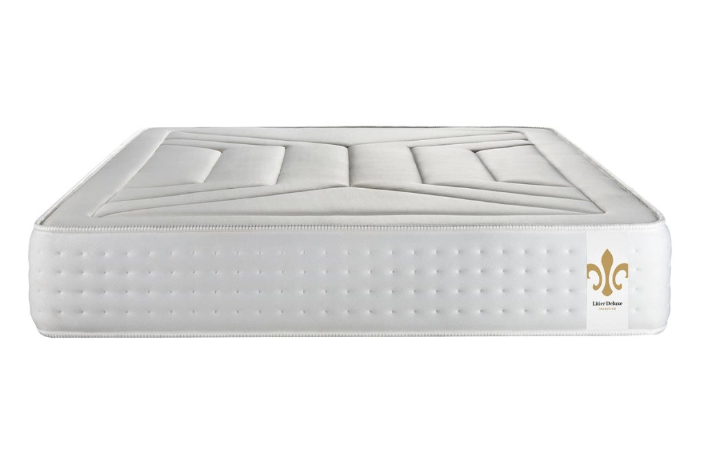 Materasso 200x200 cm Molle insacchettate e Memory foam - Vingt-Quatre