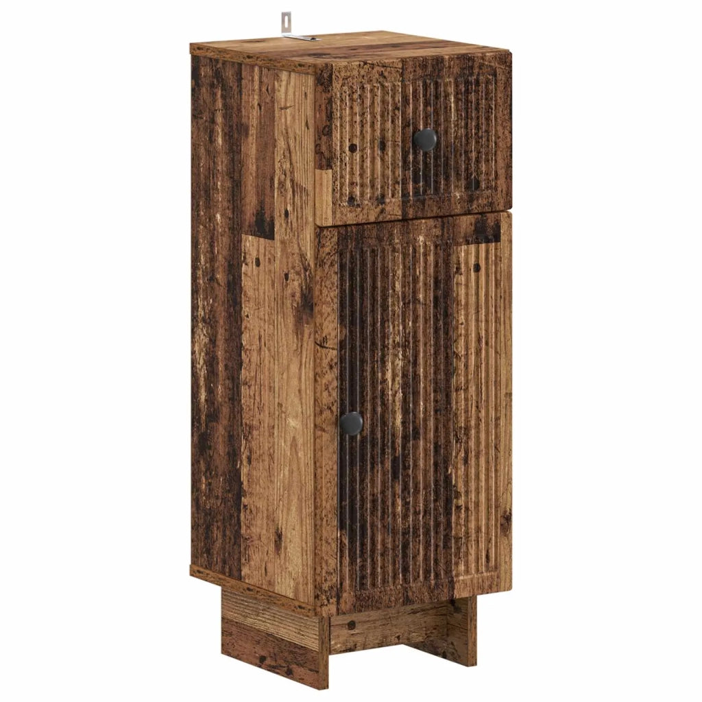 Set di Mobili da Bagno da 4 Pezzi EDE Legno antico 3417907