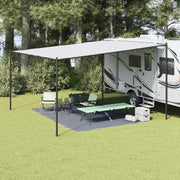 Tappeto da Tenda Blu e Grigio 400 × 300 cm Polietilene 42000177