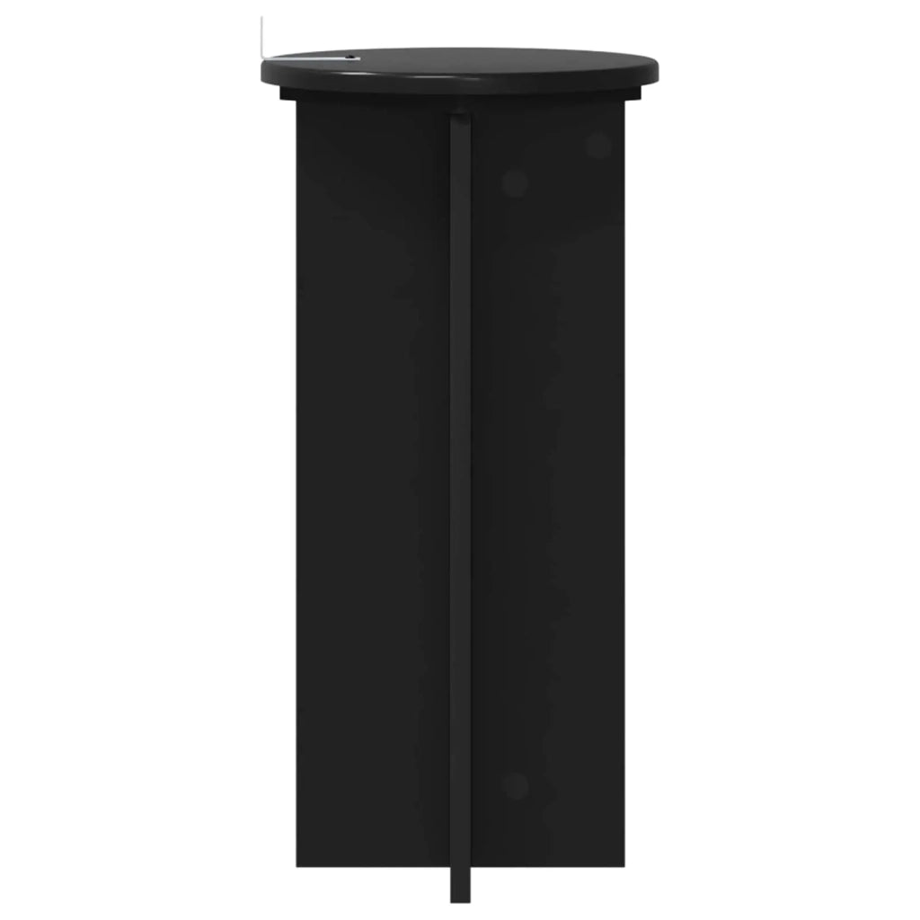 Supporto per piante | Sostegno per piante 2 pz Nero 29,5 x 29,5 x 60 cm