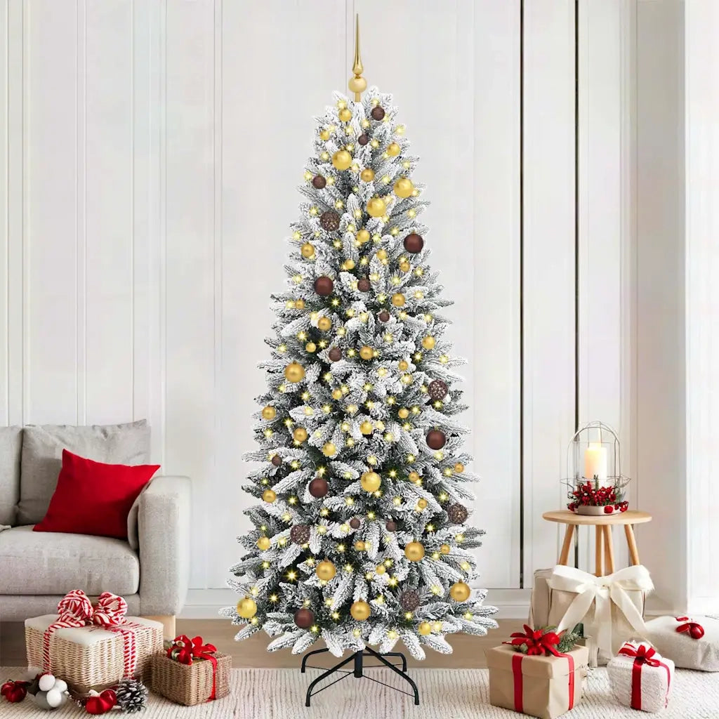 Albero di Natale artificiale Bianco 210 cm 3396054