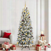 Albero di Natale artificiale Bianco 210 cm 3396054