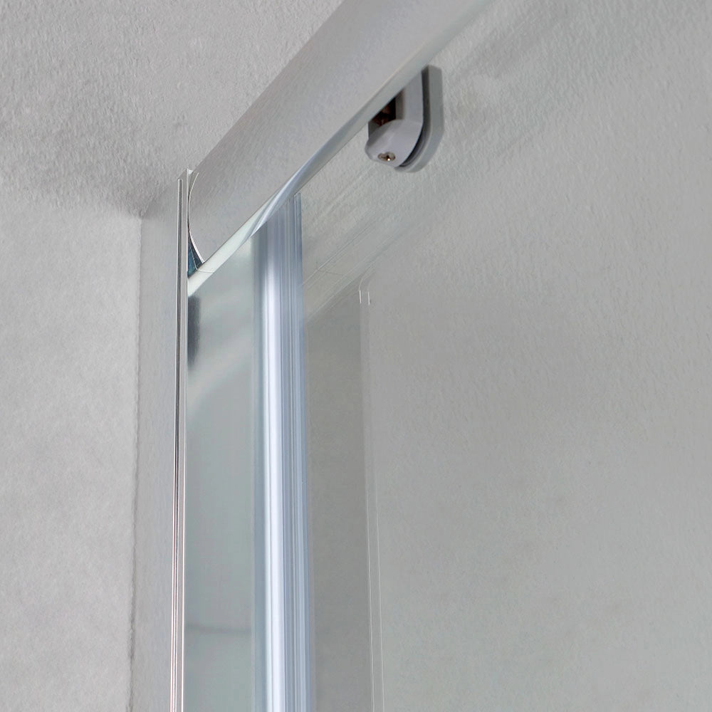 Porta doccia 150 cm con vetro trasparente