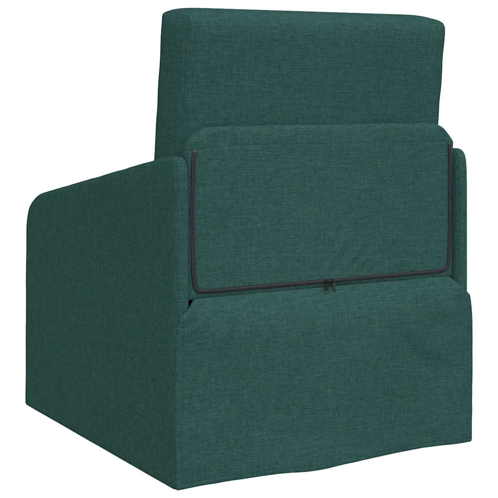 Divano letto-Sofa Letto-Daybed Verde Scuro 65 x 80 x 83 cm Tessuto