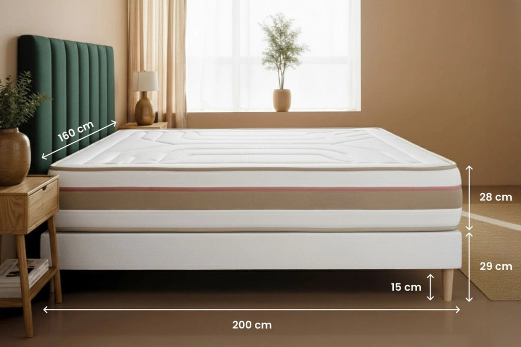 Materasso e base 160x200 cm - Le Tendre