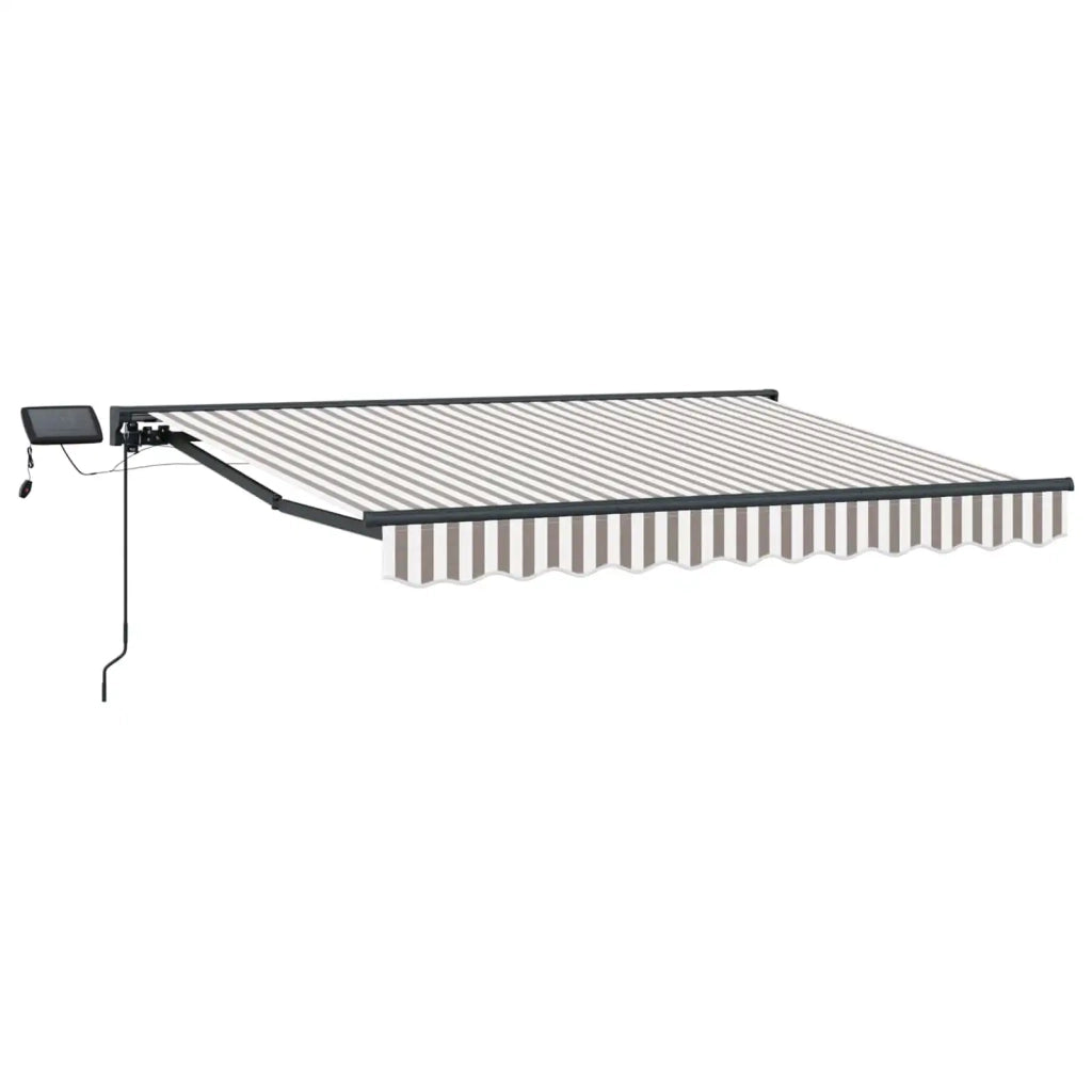 Cornice per Tenda Manuale con LED 5 × 3,5 m 3426450