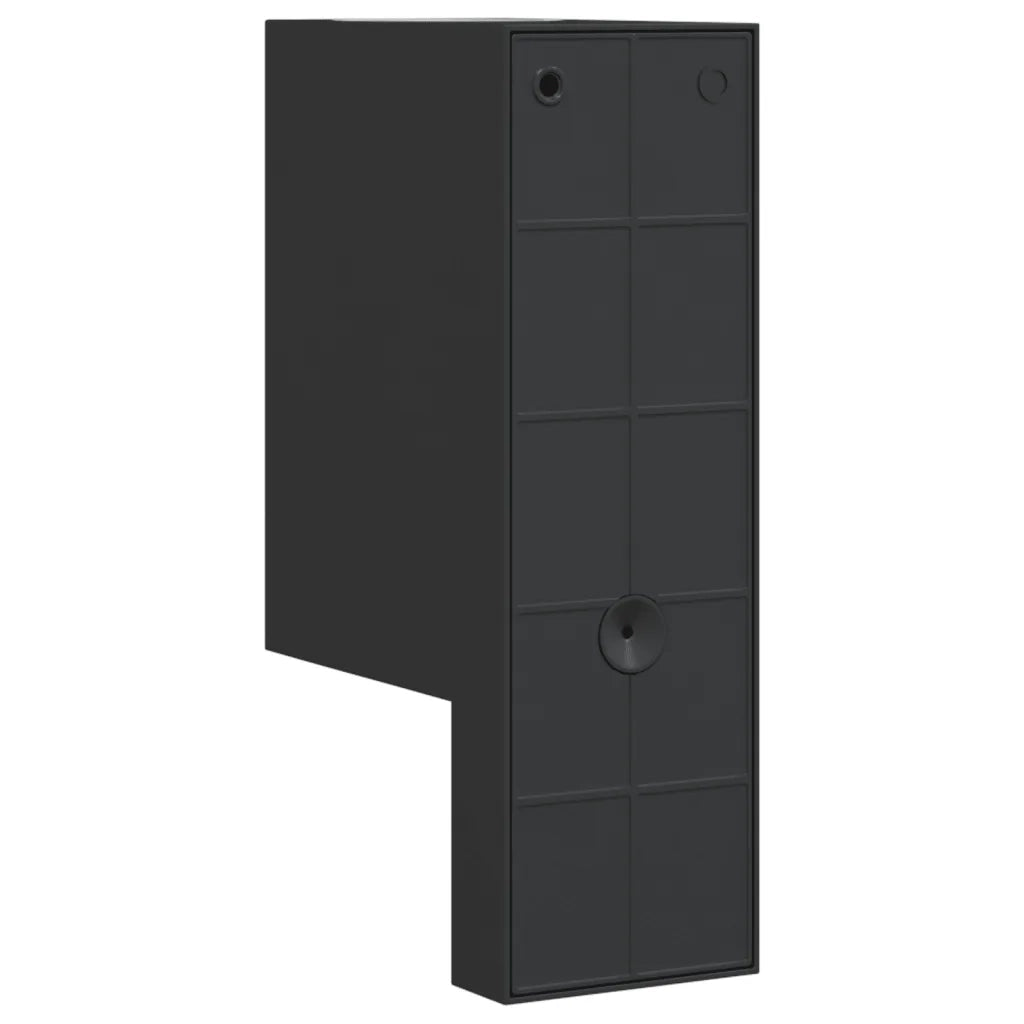 Applique con Sensore Nera in Alluminio Pressofuso 4006308