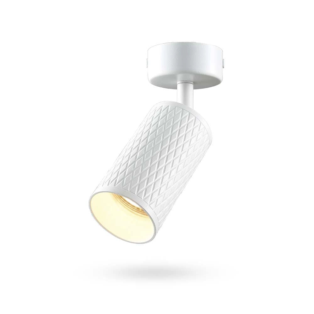 Spot orientabile bianco parete/soffitto GU10 Videx Grant